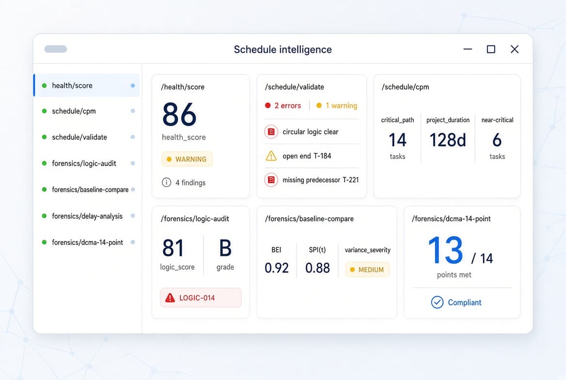 Do not write a compliance engine — integrate schedule intelligence APIs instead